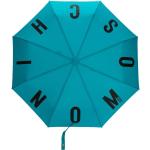 Paraguas azules de poliester con logo MOSCHINO Talla Única para mujer 