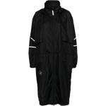 Abrigos negros de poliester con capucha  manga larga con logo adidas Adidas by Stella McCartney de materiales sostenibles para mujer 