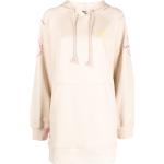 Sudaderas orgánicas beige de algodón con capucha manga larga con logo adidas Adidas by Stella McCartney de materiales sostenibles para mujer 