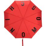 Paraguas rojos de poliester con logo MOSCHINO Talla Única para mujer 