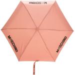 Paraguas rosas de poliester con logo MOSCHINO Talla Única para mujer 