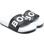 Sandalias negras de goma rebajadas de verano con logo HUGO BOSS BOSS talla 37 para mujer 