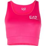 Tops deportivos rosas de poliester con logo Armani Emporio Armani talla XS para mujer 