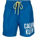 Trajes azules de poliester de baño rebajados con logo Calvin Klein talla S para hombre 