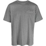 Camisetas grises de algodón de manga corta rebajadas manga corta con cuello redondo con logo Throwback talla M para hombre 