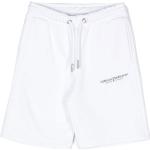 Pantalones cortos blancos de algodón de deporte infantiles rebajados informales con logo Diesel Kid 8 años 