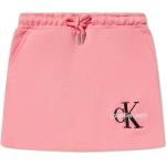 Faldas infantiles rosas de algodón rebajadas informales con logo Calvin Klein Jeans 10 años de materiales sostenibles para niña 