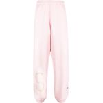 Pantalones orgánicos rosas de algodón de chándal con logo adidas Adidas by Stella McCartney de materiales sostenibles para mujer 