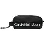 Neceseres negros de poliester con logo Calvin Klein para mujer 