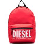 Mochilas estampadas rojas de poliester con logo Diesel Kid para mujer 