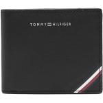 Billetera negras de piel rebajadas plegables con logo Tommy Hilfiger Sport para hombre 