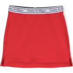 Faldas infantiles rojas de poliester rebajadas informales con logo Tommy Hilfiger Sport para niña 