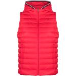 Chaleco rojos de poliamida con capucha rebajados sin mangas con logo Tommy Hilfiger Sport para mujer 