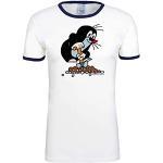 Logoshirt® Krtek, el Topo - Colina I Camiseta Print Mujer y Hombre I Blanco I Diseño Original con Licencia, Talla XXL