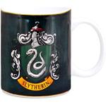 Cubiertos multicolor de porcelana Harry Potter Slytherin de 300 ml aptos para lavavajillas con logo LOGOSHIRT 