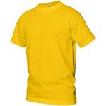 Camisetas amarillas de algodón de manga corta tallas grandes manga corta con cuello redondo talla 4XL para hombre 