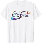 Logotipo de niebla degradado colorido de Coca Cola Camiseta