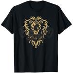 Camisetas negras de encaje con encaje  Warcraft con logo talla S para hombre 