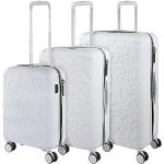 Set de maletas blancas con mango telescópico Lois 