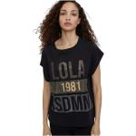 Lola Casademunt, Camiseta Mujer Negra Black, Mujer, Talla: XS
