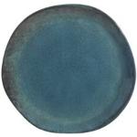 Platos azules de porcelana de porcelana LOLAhome 20 cm de diámetro 