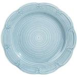 Platos azules de porcelana de porcelana LOLAhome 21 cm de diámetro 