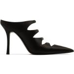 Zapatos negros de cuero de lolita rebajados con tacón más de 9cm con logo Alexander Wang talla 40,5 para mujer 