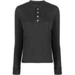 Camisetas negras de algodón de manga larga manga larga Ralph Lauren Lauren talla XXS para mujer 