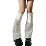 Calcetines deportivos blancos de cuero de otoño transpirables vintage de punto con crochet talla 41 para mujer 