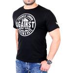 Lonsdale Against Racism Camiseta, Negro (Schwarz), Large (Talla del Fabricante: M) para Hombre