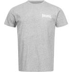 Camisetas grises de goma de algodón  tallas grandes con logo Lonsdale talla 3XL para hombre 