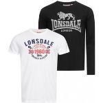 Camisetas blancas rebajadas informales Lonsdale para hombre 