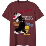 Camisetas deportivas de algodón Looney Tunes talla L para mujer 