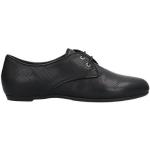 Zapatos negros de cuero con puntera redonda rebajados formales perforados Loriblu talla 35 para mujer 