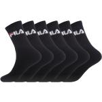 Calcetines deportivos negros de poliester con logo Fila para mujer 