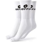Calcetines deportivos blancos de algodón Oeko-tex transpirables informales Lotto talla 43 para hombre 