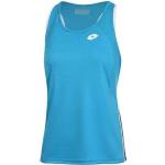 Camisetas deportivas azules Lotto Squadra para mujer 