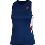 Camisetas deportivas azules Lotto Squadra para mujer 
