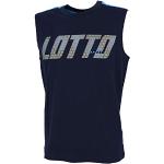 Camisetas de poliester de manga corta con logo Lotto talla XL para hombre 