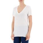 Camisetas deportivas blancas de tul manga corta de encaje Lotto talla M para mujer 