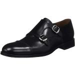 Lottusse L6964, Zapatos Doble Hebilla Hombre, Negro (Ebony Negro), 43 EU