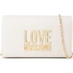 Bolsos blancos de sintético de moda rebajados con logo MOSCHINO Love Moschino para mujer 