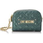 Bolsos verdes de poliuretano de moda acolchados MOSCHINO Love Moschino para mujer 