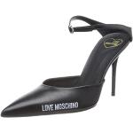 Zapatos negros de tacón de verano MOSCHINO Love Moschino talla 39 para mujer 