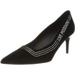 Zapatos negros de sintético de tacón con tacón de aguja MOSCHINO Love Moschino talla 38 para mujer 