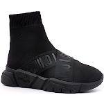 Sneakers negros de sintético sin cordones informales MOSCHINO Love Moschino talla 38 para hombre 