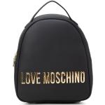 Mochilas negras rebajadas con logo MOSCHINO Love Moschino para mujer 