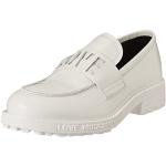 Zapatillas blancas de goma de piel de primavera formales MOSCHINO Love Moschino talla 40 para mujer 