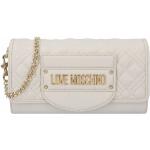 Love Moschino Quilted Bolsa de hombro 20.5 cm ivory