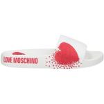 Sandalias blancas de goma de tacón MOSCHINO Love Moschino talla 35 para mujer 